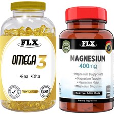 Igor Flx Omega 3 180 Softgel & Flx Magnezyum Malat 60 Tablet