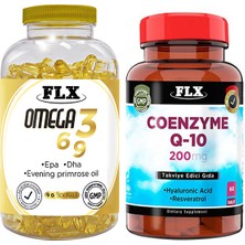 Igor Flx Omega 3-6-9 90 Softgel & Flx Coenzyme Q-10 200 Mg 60 Tablet