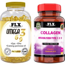 Igor Flx Omega 3-6-9 90 Softgel & Flx Kollajen Tip-1-2-3 60 Tablet