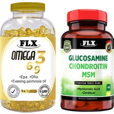 Igor Flx Omega 3-6-9 90 Softgel & Flx Glucosamine Zerdeçal 60 Tablet