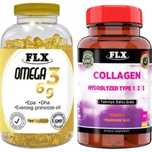 Igor Flx Omega 3-6-9 180 Softgel & Flx Kollajen Tip-1-2-3 60 Tablet