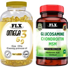 Igor Flx Omega 3-6-9 -180 Softgel & Flx Glucosamine Zerdeçal 60 Tablet