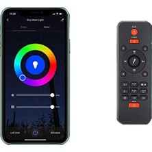 Zenon Telefon Uygulamalı Akıllı Starry Projektör Hoparlör Bluetooth+usb Parti Lambası BTK10