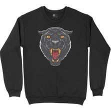 Cix Kızgın Panterli Siyah Sweatshirt