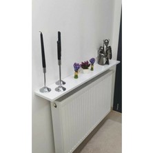 Karadeniz Pazarlama Beyaz Petek Üstü Uçan Raf Dresuar - Duvara Montajsız 120X18 cm