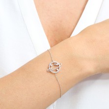 Mia Vento Işıltılı Galaksi Gümüş Bileklik