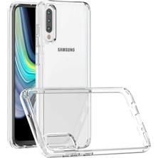 ZORE Galaxy A70 Kılıf Zore Coss Şeffaf Sert Silikon Kılıf
