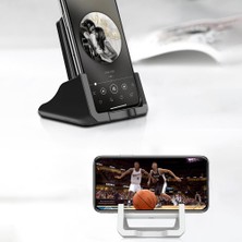 Farfi 10 W Hızlı Şarj Kablosuz Şarj Adaptörü Masaüstü Telefon Tutucu Samsung Için
