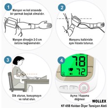 Wollex KF-65B Koldan Ölçer Türkçe Konuşan Tansiyon Aleti