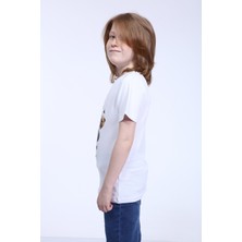 Turkish Lion Pati Baskı Kids T-Shirt