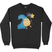 Cix Çocuğumun 2. Yaşına Özel Siyah Sweatshirt