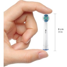 Lovyco 3D White 8’li Oral-B Uyumlu Dış Fırçası Yedek Başlığı