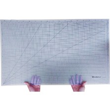 Hodbehod A1 Büyük Boy Şeffaf Transparent Kesim Tablası Cutting Mat 60X90CM