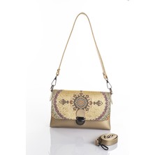 Mottif Istanbul  Otantik Dokuma  Kadın Omuz Çanta 1036.01