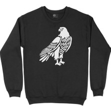 Cix Kamboçya Haritalı ve Bayraklı Siyah Sweatshirt