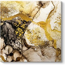 Tabloshop Gold Splash Kanvas Tablo