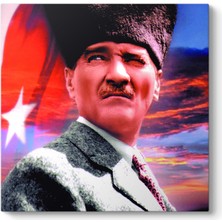 Tabloshop Kalpaklı Atatürk Tablosu