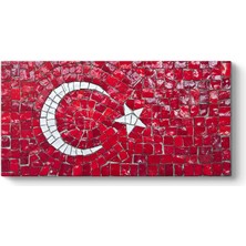 Tabloshop Dekoratif Türk Bayrağı Tablosu