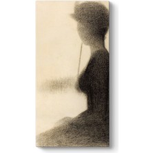 Tabloshop Georges Seurat - Seated Woman With A Parasol Tablosu
