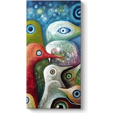 Tabloshop Soyut Kuşlar Tablosu