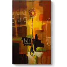 Tabloshop Soyut Papatya Tablosu