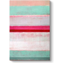 Tabloshop Pudra Pembe Çizgiler Tablosu