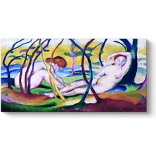 Tabloshop Franz Marc - Nudes Under Trees Tablosu