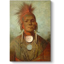 Tabloshop George Catlin - Medicine Man Kanvas Tablo