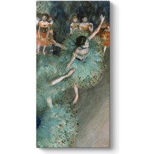 Tabloshop Edgar Degas - Yeşil Dansçı Kanvas Tablo