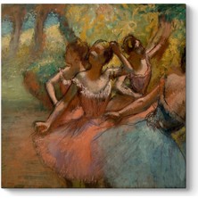 Tabloshop Edgar Degas - Sahnede Dört Balerin Tablosu