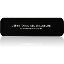 Usb 3.0 to mac ssd hdd kutu 2013,2014,2015,2016,air,pro ssd kutu