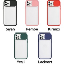 Ally AllyApple iPhone 12 6.1 Kamera Lens Korumalı Sürgülü Tpu Şeffaf Kılıf - ALL34479