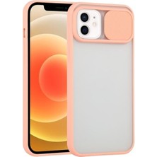 Ally AllyApple iPhone 12 6.1 Kamera Lens Korumalı Sürgülü Tpu Şeffaf Kılıf - ALL34479