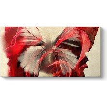 Tabloshop Kırmızı Kelebek Duvar Tablosu