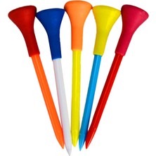 Homyl 5 Adet / Takım Yumuşak Kauçuk Yastık Top Golf Tees Aksesuarları Rastgele Renkler - Uzun  (Yurt Dışından)