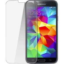 Case 4U Samsung Galaxy S5 Uyumlu Tamperli Kırılmaz Cam Ekran Koruyucu