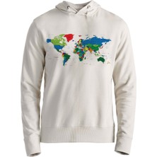 Alfa Tshirt Dünya Haritası Çocuk Sweatshirt