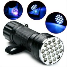 Gaman Uv Fener 21 LED Para Kontrol Ultraviyole Fener (Mor Işık) PM-6351