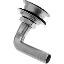 Homyl 5/8 "deniz Tekne Yakıt Gaz Tankı Havalandırma Paslanmaz Çelik Gömme Montaj 90 Derece  (Yurt Dışından)