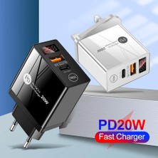 Zuidid 20W Pd + USB Hızlı Şarj LED Göstergeli - Beyaz