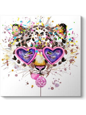 Tabloshop Sevimli Leopar Tablosu