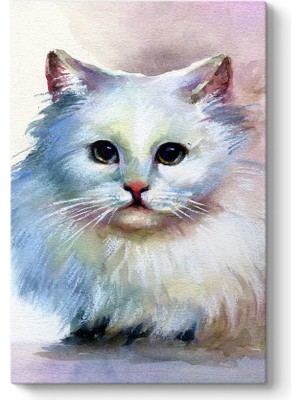 Tabloshop Suluboya Kedi Tablosu