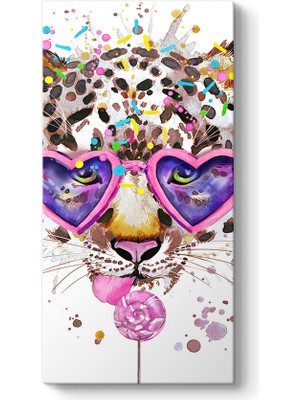Tabloshop Sevimli Leopar Tablosu