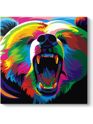 Tabloshop Colored Bear Tablosu