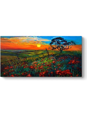 Tabloshop Gelincikler Manzara Tablosu