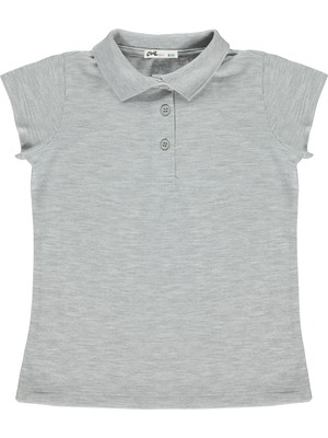 Civil Girls Kız Çocuk Tişört 6-9 Yaş Gri