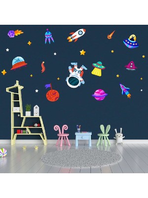 instababyrooms Uzay Astronot Ahşap Set