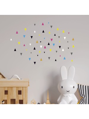 instababyrooms 350 Adet Üçgen Karışık Renk Sticker