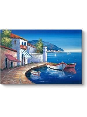 Tabloshop Deniz Manzarası Soyut Tablo
