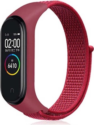 Mi7a Xiaomi Mi Band 3 4 5 6 Hasır Kumaş Örgü Spor Kordon Kayış